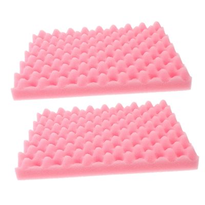 Garneck 2pcs Fondant Flower Drying Holders and Sponge Mats for Cake Decorating Flexible Non-stick Foam Pads for Gum Paste and Royal Icing Flower Shaping Random