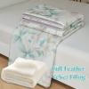 XHCTNN Queen Size Summer Quilt, Breathable Class A Fabric Cool Silk Summer Quilt - Portable Machine Washable Thin Quilt Blanket Stay Away from Heat(A,180 * 220cm) view 4