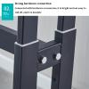 Floor-Standing Metal Garment Rack - Clothes Shelves Heavy Duty 6 Way Rack, Adjustable Lifting Retail Hanging Clothing Rack, Rack For Hanging Clothes Retail Display, Shirt Garment Pipe Rack ( Color : S view 4