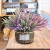 Gumney 1 Pcs Artificial Lavender Flowers, Faux Lavender Flowers Fake Plants Artificial Floral for Home Wedding Birthday Party Decoration,06 view 4