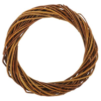 POPETPOP Grapevine Wreath Forms Natural Wreath: Wicker Woven DIY for DIY Crafts Wedding Parties Home Decor Mothers Day 20cm