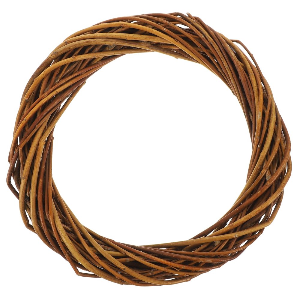 POPETPOP Grapevine Wreath Forms Natural Wreath: Wicker Woven DIY for DIY Crafts Wedding Parties Home Decor Mothers Day 20cm