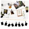 WOFASHPURET 100pcs Wooden Clothespins Decorative Picture Clips Laundry Clothes Pegs Sturdy Office Supplies Photo Hanging Clips String view 3