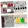 WOFASHPURET 100pcs Wooden Clothespins Decorative Picture Clips Laundry Clothes Pegs Sturdy Office Supplies Photo Hanging Clips String view 4