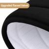 Buganda Memory Foam Bathroom Rugs 2 Pieces, Bath Rug Size 24x16 and 36x24 in Black, 2 Item Bundle view 4
