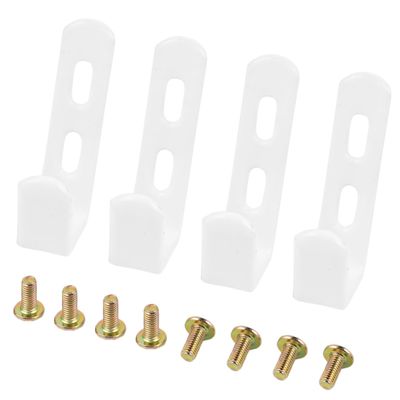 VILLFUL 4pcs Bunk Bed Ladder Hooks Sturdy Wooden Hook Holders for Dormitory Ladders Coating Easy Installation Practical Design for Bedroom Use