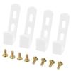 VILLFUL 4pcs Bunk Bed Ladder Hooks Sturdy Wooden Hook Holders for Dormitory Ladders Coating Easy Installation Practical Design for Bedroom Use view 1