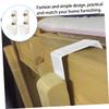VILLFUL 4pcs Bunk Bed Ladder Hooks Sturdy Wooden Hook Holders for Dormitory Ladders Coating Easy Installation Practical Design for Bedroom Use view 3