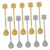 IMIKEYA 10pcs Dessert Spoons Stainless Steel Mixing Spoon Gold Silverware for Tea Dessert view 1