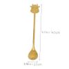 IMIKEYA 10pcs Dessert Spoons Stainless Steel Mixing Spoon Gold Silverware for Tea Dessert view 2