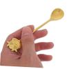 IMIKEYA 10pcs Dessert Spoons Stainless Steel Mixing Spoon Gold Silverware for Tea Dessert view 3