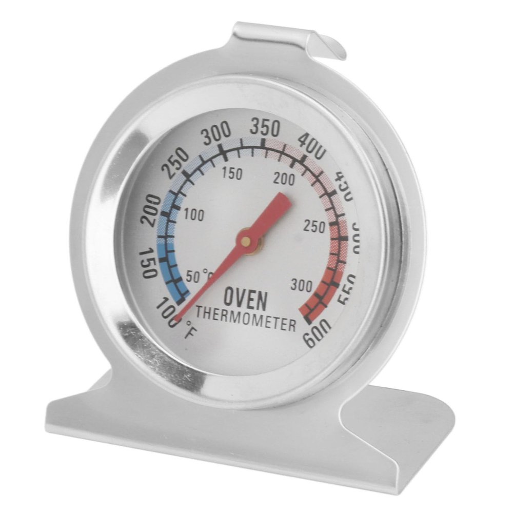 Oven Thermometer Dial, Stainless Steel Hanging Dial Pointer, High Accuracy Kitchen Cooking Thermometer, Upright Thermometer