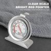 Oven Thermometer Dial, Stainless Steel Hanging Dial Pointer, High Accuracy Kitchen Cooking Thermometer, Upright Thermometer view 4