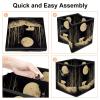 YTYVAGT Storage Bags,Clothes Storage Bins Foldable with Handle,1-Pc,Bear Moon Forest Tree view 4