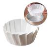 CHIUEAST 50 Pieces 6 Inch Parchment Baking Paper, Oilproof, White view 1