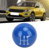 Car Racing Shifter Lever Stick, Gear Shift Knob, 5 Speed Wear Resist with 3 Adapter iversal Automobile Ary (Blue) view 4