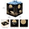 YTYVAGT Storage Bags,Clothes Storage Bins Foldable with Handle,1-Pc,Bear Moon Forest Tree view 3