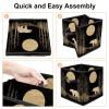 YTYVAGT Storage Bags,Clothes Storage Bins Foldable with Handle,1-Pc,Bear Moon Forest Tree view 4