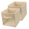 SOESFOUFU Cube Storage Bin Collapsible Fabric Storage Bins Handle Wardrobe Storage Containers for Clothes Organizing view 1