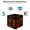 YTYVAGT Storage Bags,Clothes Storage Bins Foldable with Handle,1-Pc,Christmas Night Tree Room view 2