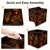YTYVAGT Storage Bags,Clothes Storage Bins Foldable with Handle,1-Pc,Christmas Night Tree Room view 4