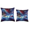 Dream Visitation EDM Fest Energy Metaphysical Decor Graphic Throw Pillow view 3