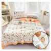 ZEaink Cotton Quilt Queen Size Bedding Set Summer Quilt Batting Lightweight Queen Queen/California/King Size Quilt Bedspread Soft Breathable Washable (Color : #2, Size : 200x230cm/79x90in), 12345 view 2