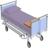 3 Pcs Hospital Bed Sheet 6" Inch Deep Pocket Sheets - 400TC Cotton Sheets for Hospital Beds 100% Cotton Wrinkle-Free Bed Sheets & Pillowcases - Lavender Solid, Twin-XXL Size (39" x 84") view 1
