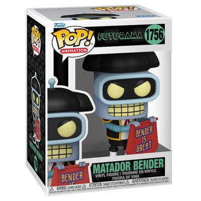 Funko POP TV: Futurama - Bender - (Matador) - Collectable Vinyl Figure - Gift Idea - Official Merchandise - for Kids & Adults - TV Fans - Model Figure for Collectors and Display