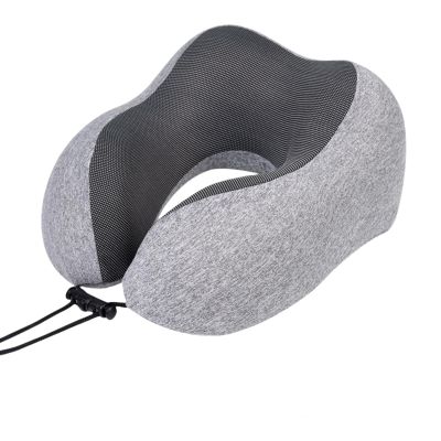 LGUANHJ Travel Pillow - Pure Memory Foam Neck Pillow, Comfortable and Breathable Cover, Machine Washable, Airplane Travel kit with 3D Contoured Eye mask, earplugs and Storage Bag