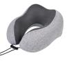 LGUANHJ Travel Pillow - Pure Memory Foam Neck Pillow, Comfortable and Breathable Cover, Machine Washable, Airplane Travel kit with 3D Contoured Eye mask, earplugs and Storage Bag view 1