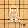 BAKERLOGY Retro Suitcases Cookie Cutter - Detailed Biscuit Cutter Design for Baking and Crafts, ideal on fondant, dough, clay view 4
