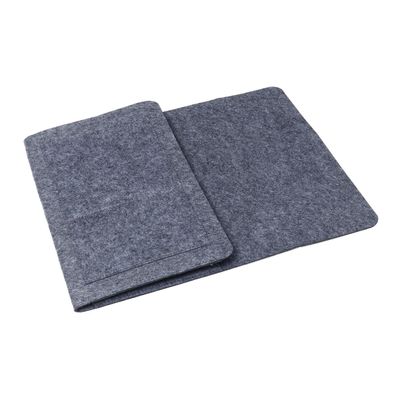 Outanaya Capacity Felt Bedside Organizer with Pockets for Tablets Deep Gray Hanging Storage for Couch Bedside Sofa Armrest