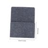 Outanaya Capacity Felt Bedside Organizer with Pockets for Tablets Deep Gray Hanging Storage for Couch Bedside Sofa Armrest view 3