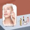 Depisuta Mini Makeup Fridge, Mirrored Beauty Fridge With LED Lighting,10L Portable Mini Refrigerator Skincare Fridge with Cooler & Warmer, Mini Fridge for Bedroom, Car, Office, Travel (US view 2