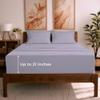 Mellanni Full Sheet Set - 6-Piece Iconic Collection Bedding, (Including 4 Pillowcases), 21-Inch Extra Deep Pocket, Easy Care, Ultra Soft, Cooling Sheets, Brushed Microfiber - Lavender view 1