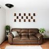 Daniel's Plants 3 Pack Midcentury Modern L Shaped Floating Shelves | Wall Mounted Plant Shelf Kit | Solid Wooden Shelf | 3 Shelves (Woodland Brown) view 3