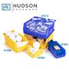 Hudson Exchange 5-1/2" x 4" x 3" Plastic Stackable Storage Bin and Hanging Container, Blue view 2
