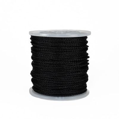 Hercules Bulk Ropes Hollow Braid Polypropylene (Black, 3/8" x 250')