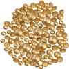 200 Floating Gold Pearls with Gold Sparkling Gems- Large Sizes- 12 Cool White Submersible Fairy Lights Strings Hidable Submersible Batteries- 4 Gallons of Transparent Water Gels for Vases view 2
