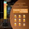 4pcs Beer Giraffe Dispenser, 100oz/3.2 qt Mimosa Tower Dispenser with Ice Tube and LED Light, 3L Tabletop Drink Tower Dispensers for Beer, Margarita, Liquor, Beverage view 2