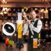 4pcs Beer Giraffe Dispenser, 100oz/3.2 qt Mimosa Tower Dispenser with Ice Tube and LED Light, 3L Tabletop Drink Tower Dispensers for Beer, Margarita, Liquor, Beverage view 3