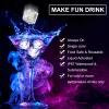 Nonley 500 Pack Light Up Ice Cubes Bulk, White LED Ice Cubes for Drinks, Waterproof Flashing Glow in the Dark LED Drink Lights for Bar Club Wedding Party Decor view 2
