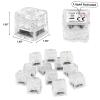 Nonley 500 Pack Light Up Ice Cubes Bulk, White LED Ice Cubes for Drinks, Waterproof Flashing Glow in the Dark LED Drink Lights for Bar Club Wedding Party Decor view 3