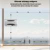 GERRIT Fully Automatic Intelligent Window Cleaning Machine, 3200Pa Strong Suction Window Cleaning Robot, 5 Window Cleaning Modes, with 6 Cleaning Cloths, Suitable for Windows and Glass Doors view 4