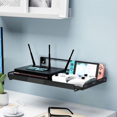 Wall Shelf Floating Shelf Wall Mounted TV Shelf TV Stand TV Media Console Bedroom Living Room Office DVD Projector Set-top Box Router Storage Shelf Goods Rack Gaming Shelf Utility Shelve