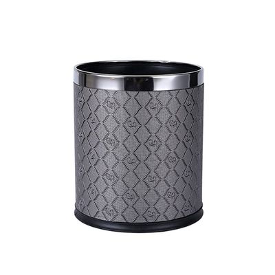 Bathroom Trash can Double-Layer Trash Can Household Round Uncovered Paper Basket Living Room Bedroom Kitchen Office Hotel Trash Can 10L Kitchen Trash Can