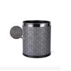 Bathroom Trash can Double-Layer Trash Can Household Round Uncovered Paper Basket Living Room Bedroom Kitchen Office Hotel Trash Can 10L Kitchen Trash Can view 3