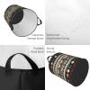 Laundry Hamper Round Laundry Basket with Handles Native American Patterns Laundry Hampers Waterproof Circular Hamper for Bathroom Storage Basket Dirty Clothes Hamper for Dirty Clothes view 4