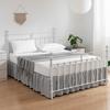 xuan dian Bed Skirt Full Size Ruffled Bed Skirts with Split Corners, 16 Inch Drop Dust Ruffle Bed Skirt with Platform, Light Gray, Full - 16" Drop view 3